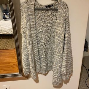 Cable knit cardigan